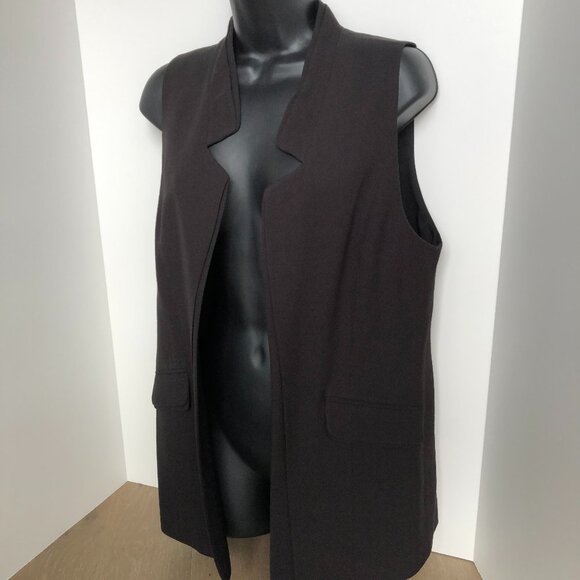 Classiques Entier Vintage Lined Vest Black Size M - Picture 2 of 13